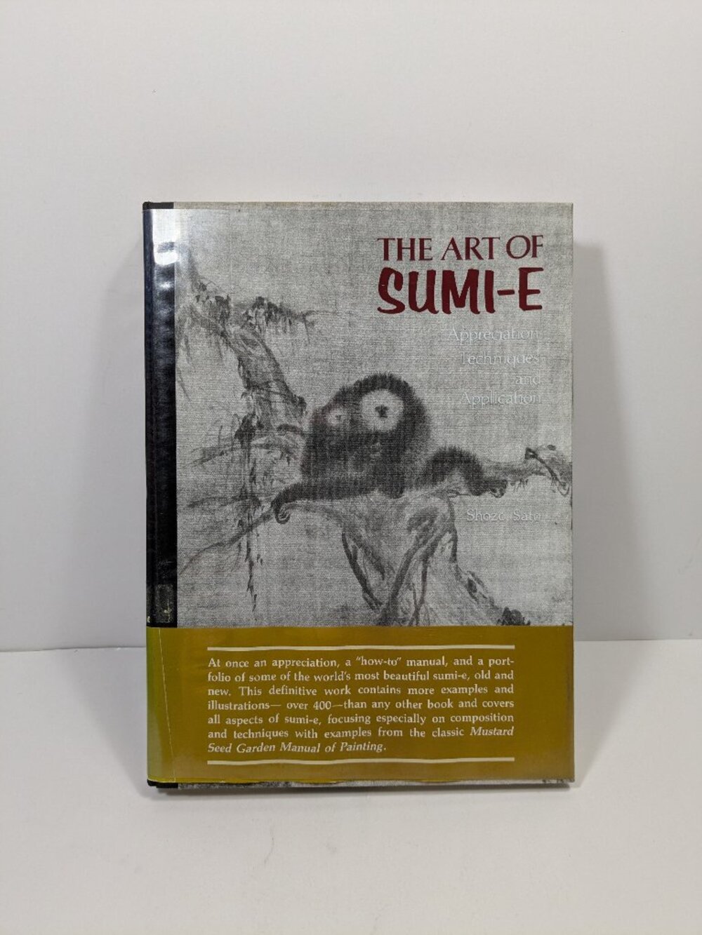The Art of Sumi-E Shozo Sato Vintage Oversize Hardcover Art Book Sumie Painting